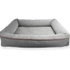Hot Snuggle Dog Bed Light Grey Supplies Leashes, Collars, Beds, Flea & Tick, Etc.