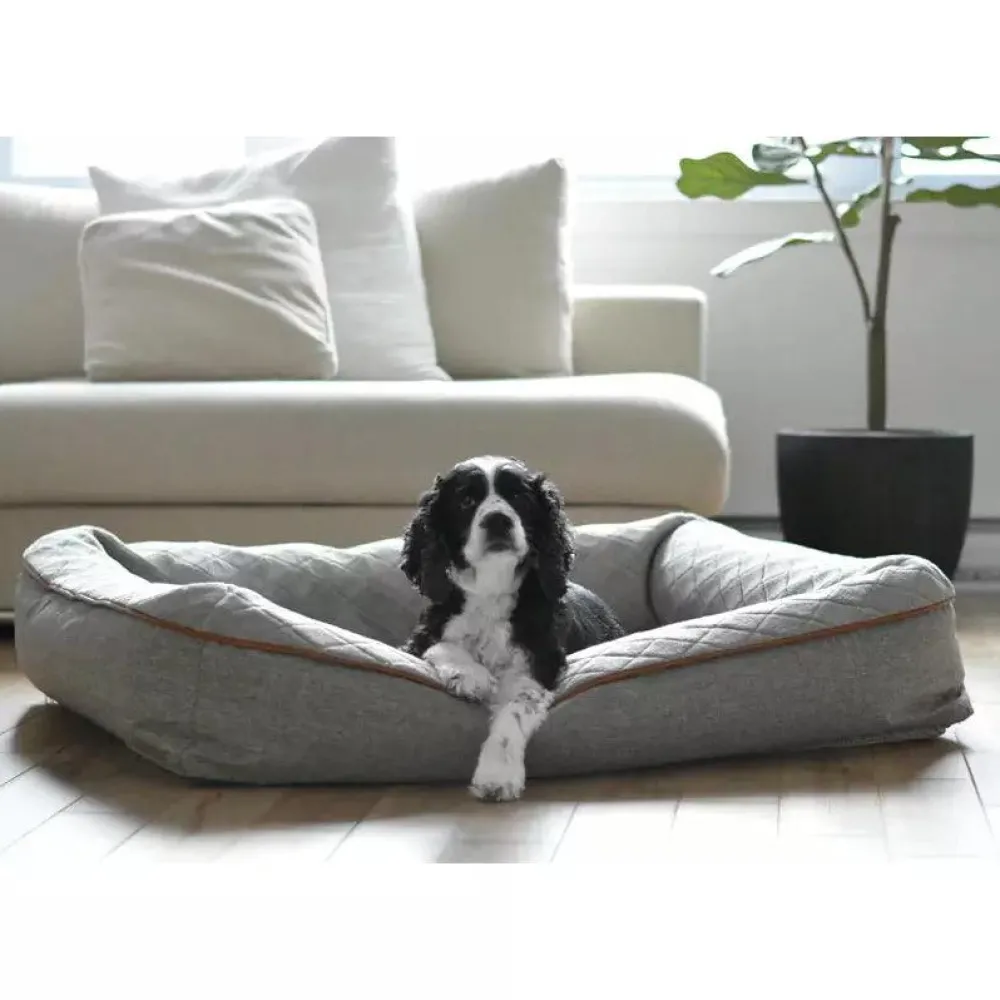 Hot Snuggle Dog Bed Light Grey Supplies Leashes, Collars, Beds, Flea & Tick, Etc.