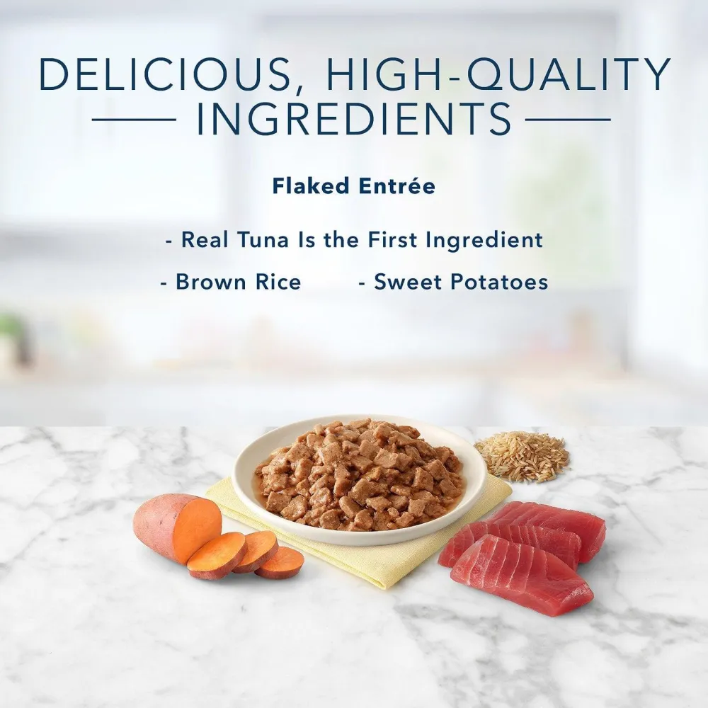 Hot Tastefuls Tuna Entrée in Gravy Flaked Wet Cat Food Wet Food Cans, Pouches, Tetra Paks, Etc.