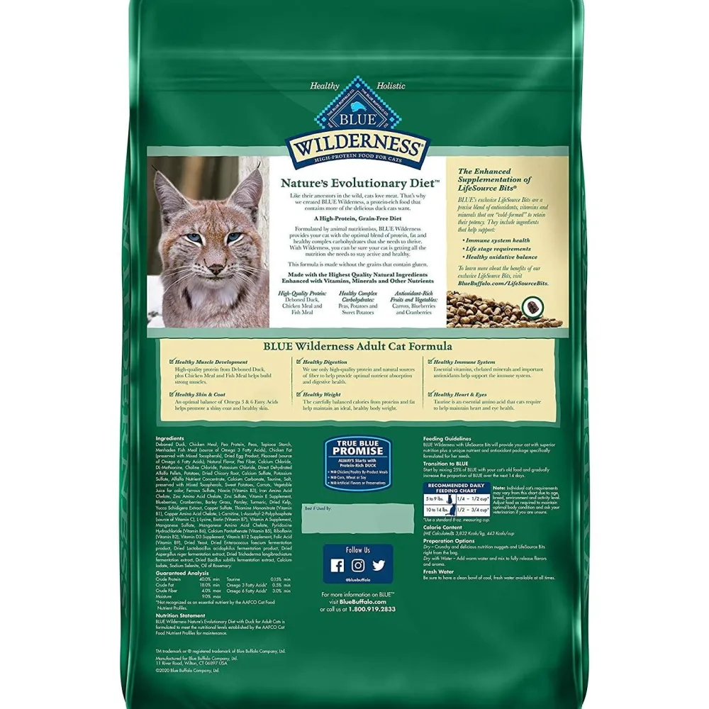 Fashion Wilderness Cat Food Adult Duck Dry Food Dry Cat Food