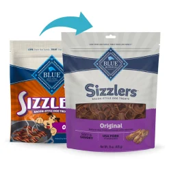 Outlet Blue Sizzlers Bacon Style Dog Treats Treats Treats & Chews