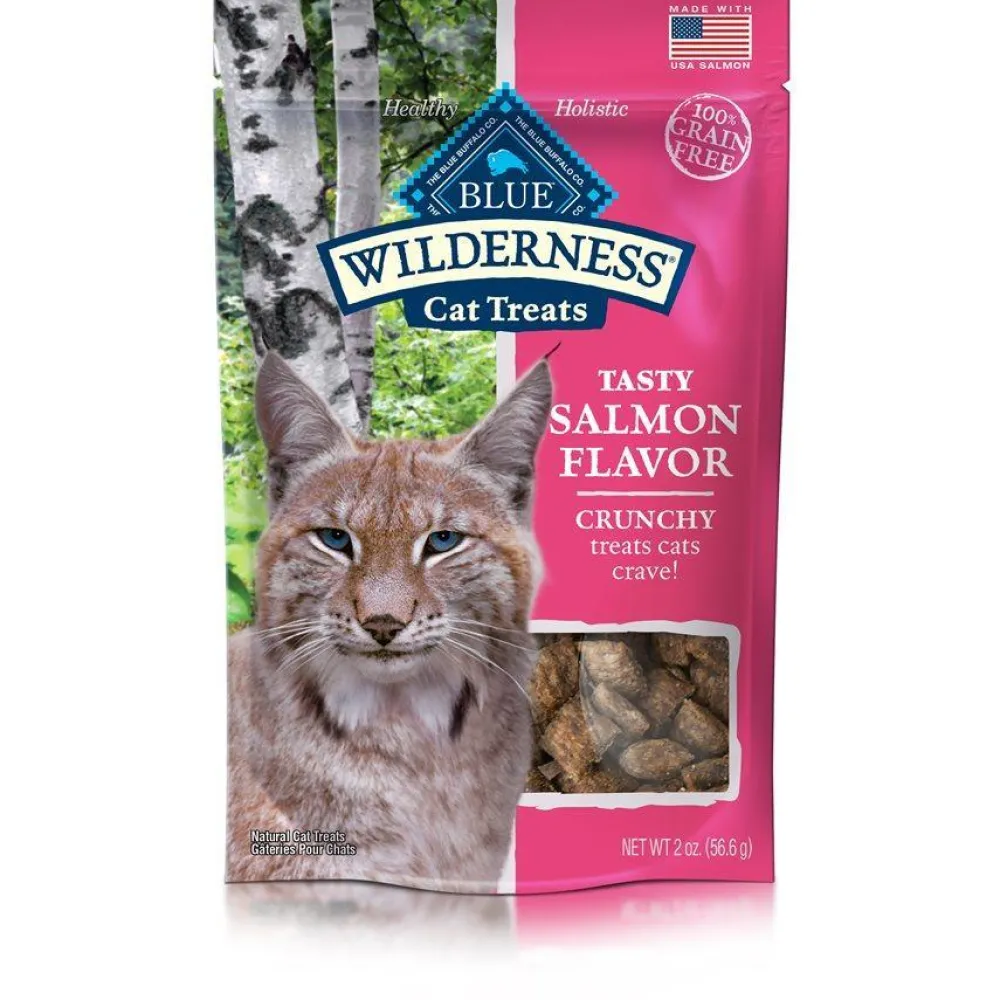 Online Blue Wilderness Salmon Flavor Crunchy Treats Treats Crunchy, Soft, Lickable, Etc.