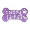 New Bosco & Roxy Happy Birthday Bone Violet Treats Treats & Chews