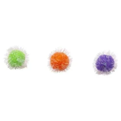 Discount Bud Z Cat Toy Bulk Coloured Pompom Supplies Collars, Scratchers, Toys, Etc.