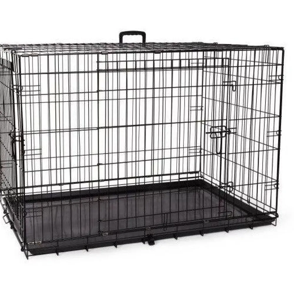 Fashion Deluxe Dog Crate With Double Door Supplies Leashes, Collars, Beds, Flea & Tick, Etc.
