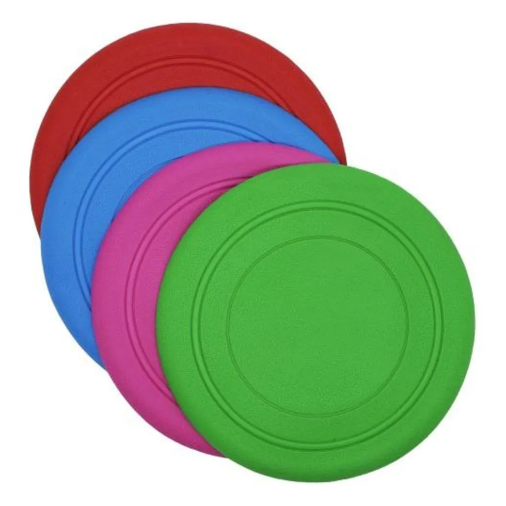New Bud-Z Rubber Dog Toy Twisting Frisbee Assorted Colours Supplies Leashes, Collars, Beds, Flea & Tick, Etc. | Toys Interactive, Plush, Etc.