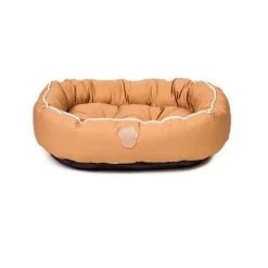 Discount Rugged Rest Round Tan Dog Bed - In Store Only Supplies Leashes, Collars, Beds, Flea & Tick, Etc.