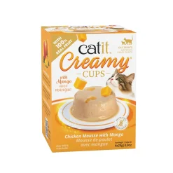 Sale Creamy Cups Chicken Mousse with Mango Treats Crunchy, Soft, Lickable, Etc.