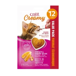 Clearance Creamy Lickable Treats Chicken & Shrimp Treats Crunchy, Soft, Lickable, Etc.