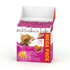 Clearance Creamy Lickable Treats Chicken & Shrimp Treats Crunchy, Soft, Lickable, Etc.