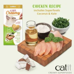 Online Creamy Superfood Treats Chicken with Coconut & Kale Treats Crunchy, Soft, Lickable, Etc.