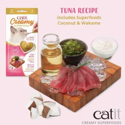 Online Creamy Superfood Treats Tuna with Coconut & Wakame Treats Crunchy, Soft, Lickable, Etc.