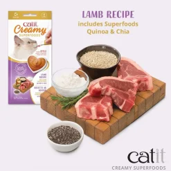 Fashion Creamy Superfood Treats Lamb with Quinoa & Chia Treats Crunchy, Soft, Lickable, Etc.