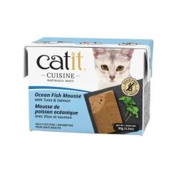 Discount Cuisine Ocean Fish Mousse with Tuna & Salmon Wet Cat Food Wet Food Cans, Pouches, Tetra Paks, Etc.