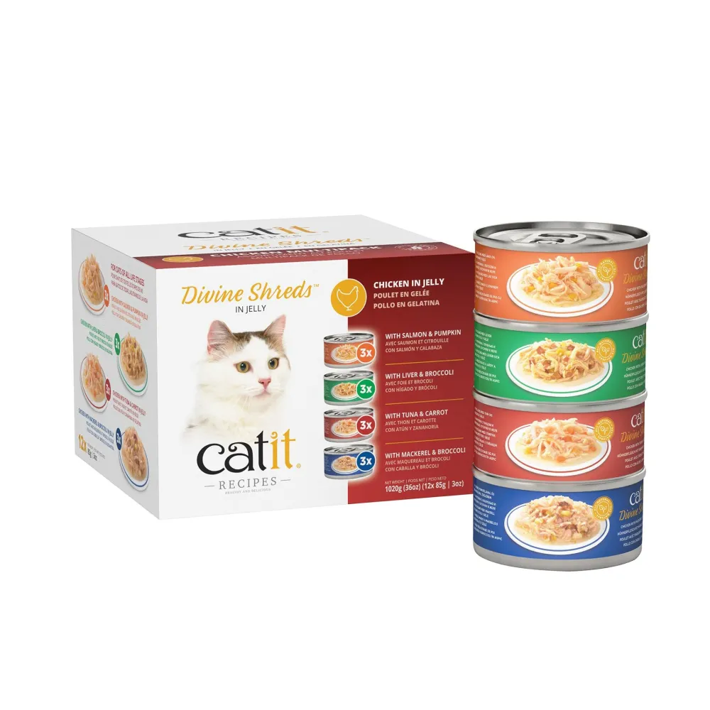 Best Divine Shreds Chicken In Jelly Multipack Wet Food Cans, Pouches, Tetra Paks, Etc.