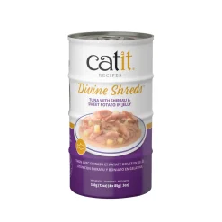 Online Divine Shreds Tuna, Shirasu & Sweet Potato In Jelly 4 Pack Wet Food Cans, Pouches, Tetra Paks, Etc.