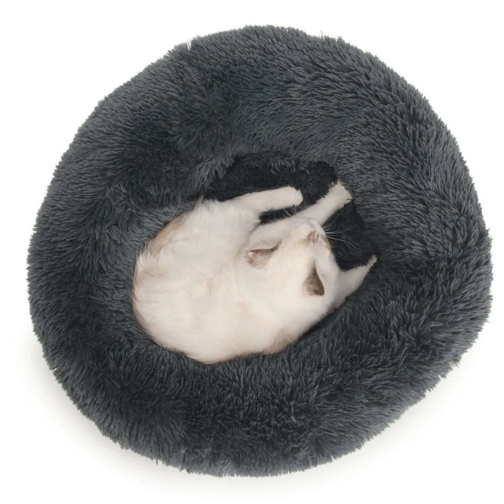 Sale Fluffy Bed Dark Grey Supplies Collars, Scratchers, Toys, Etc.