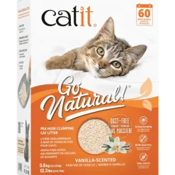Discount Go Natural Pea Husk Litter Vanilla Scented 5.6 Kg Supplies Collars, Scratchers, Toys, Etc.
