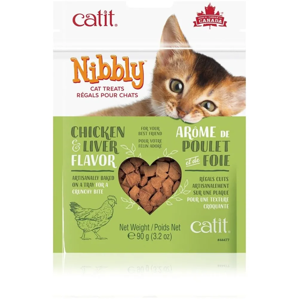 New Nibbly Cat Treats Chicken & Liver Treats Crunchy, Soft, Lickable, Etc.