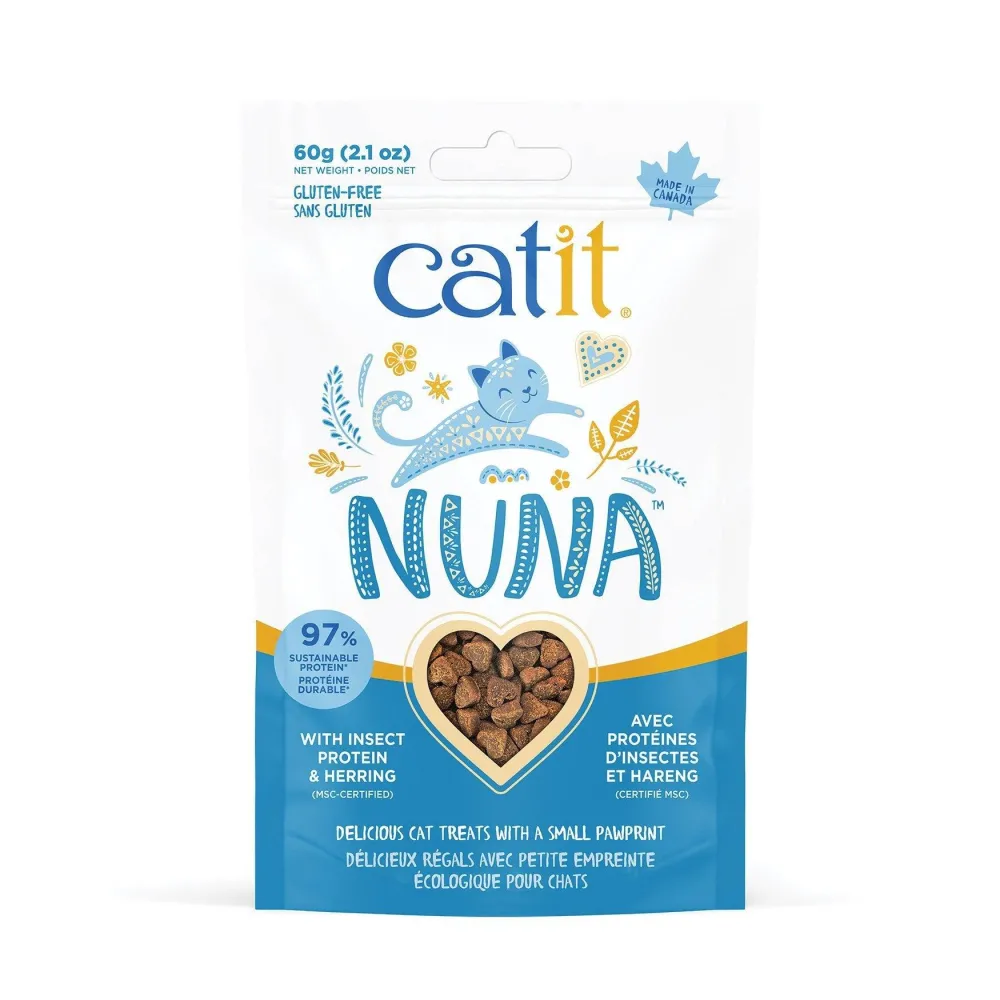 Outlet Nuna Cat Treat Insect Protien & Herring Treats Crunchy, Soft, Lickable, Etc.