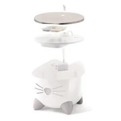 Online Pixi Fountain White With Stainless Steel Supplies Collars, Scratchers, Toys, Etc.