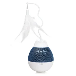 Fashion Pixi Spinner Electronic Cat Toy White & Blue Supplies Collars, Scratchers, Toys, Etc.