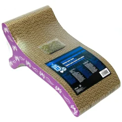Online Style Patterned Cat Scratcher with Catnip - Butterfly - Chaise Supplies Collars, Scratchers, Toys, Etc.