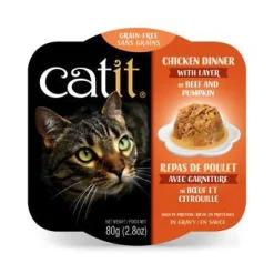 Outlet Wet Cat Food Chicken Dinner With Beef & Pumpkin Wet Food Cans, Pouches, Tetra Paks, Etc.