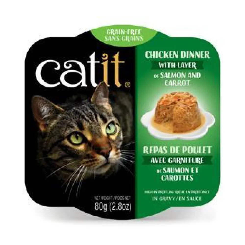Clearance Wet Cat Food Chicken Dinner With Salmon & Carrot Wet Food Cans, Pouches, Tetra Paks, Etc.