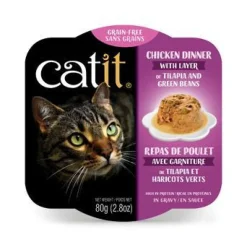 Best Wet Cat Food Chicken Dinner With Tilapia & Green Beans Wet Food Cans, Pouches, Tetra Paks, Etc.