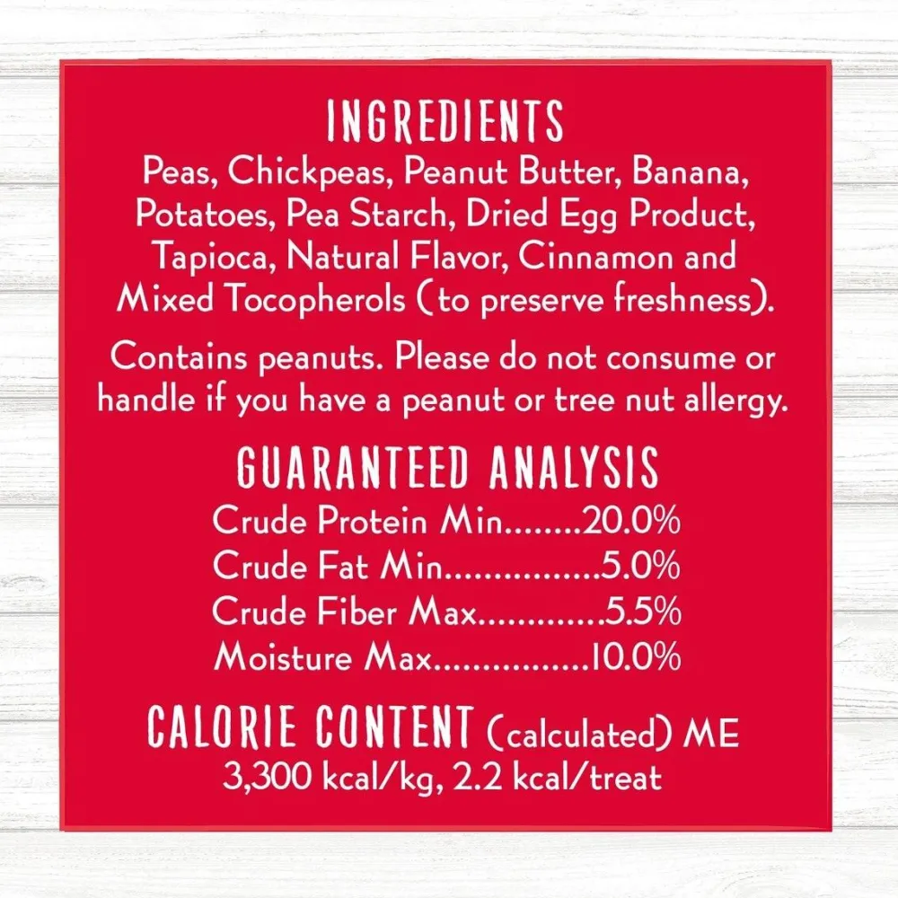 Sale Dog Treats Grain Free Peanut Butter & Banana Treats Treats & Chews