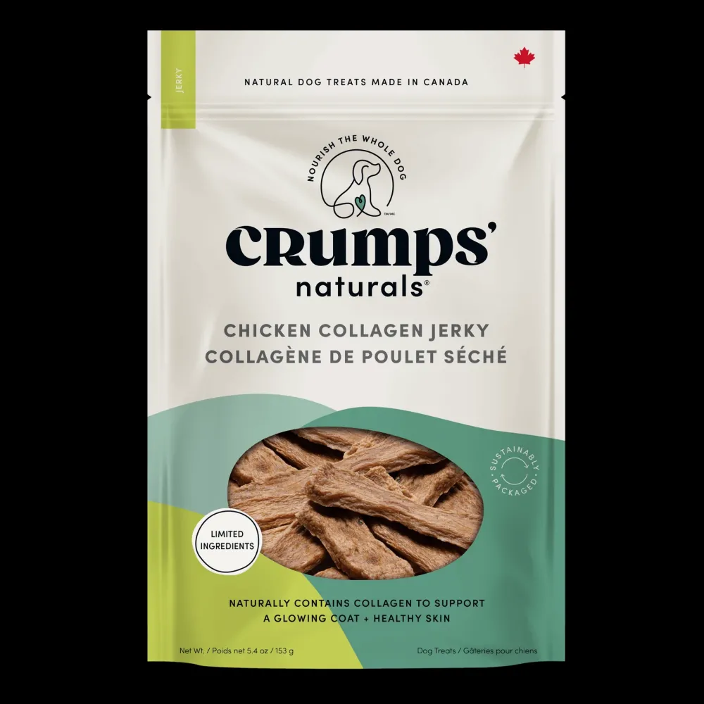New Crumps Naturals Chicken Collagen Jerky Treat Treats Treats & Chews