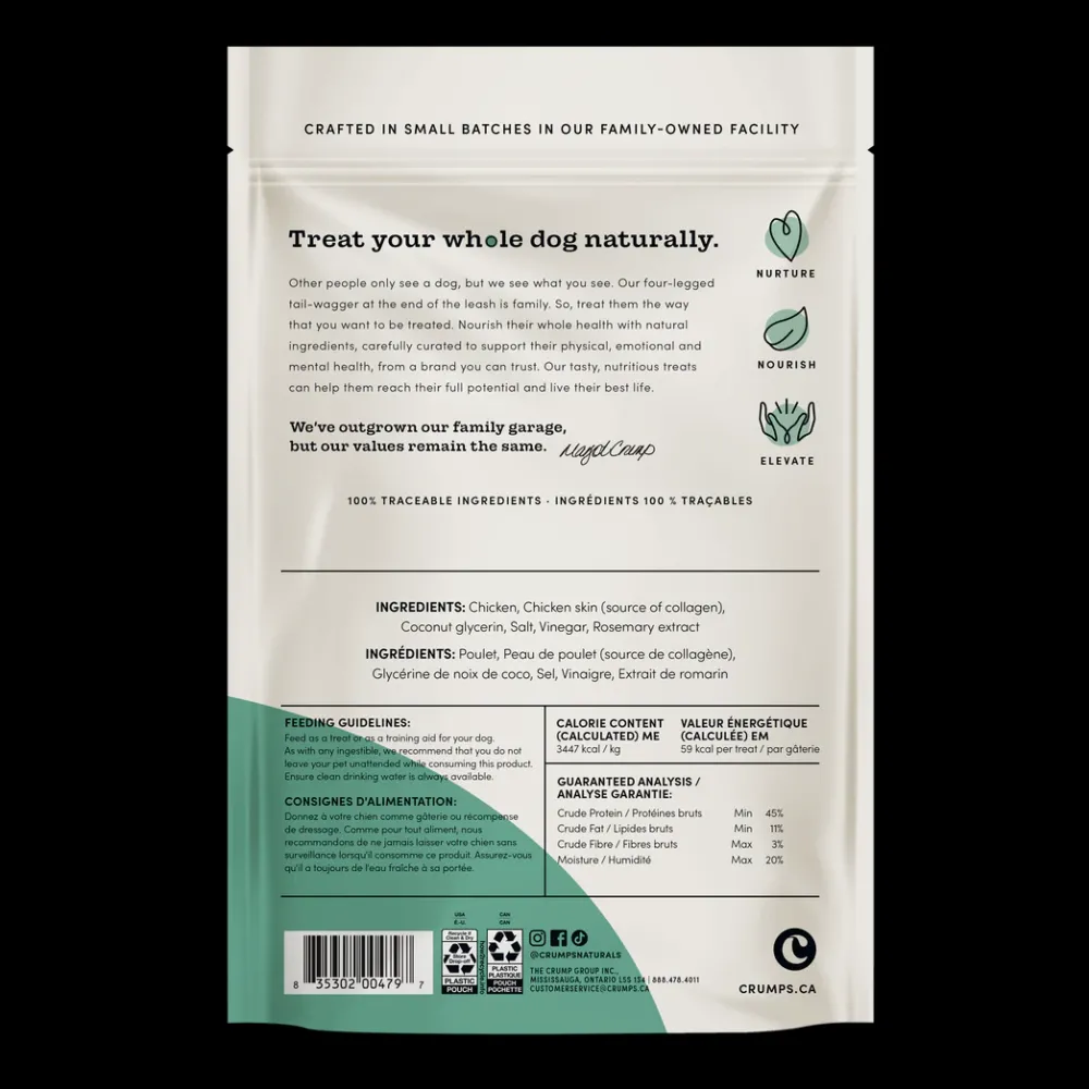 New Crumps Naturals Chicken Collagen Jerky Treat Treats Treats & Chews