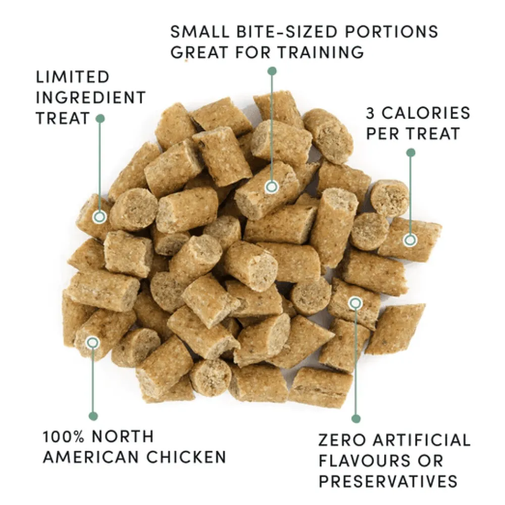 New Crumps Naturals Semi Moist Chicken Mini Trainers Treats Treats & Chews