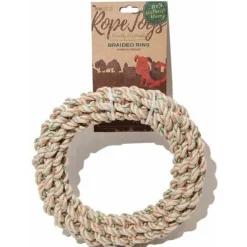 Discount Dog Hemp Rope Braided Ring Supplies Leashes, Collars, Beds, Flea & Tick, Etc. | Toys Interactive, Plush, Etc.