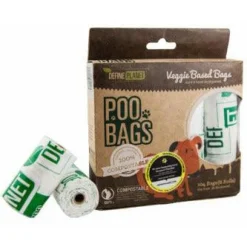 New Poo Bag Veggie Compostable Bags Supplies Leashes, Collars, Beds, Flea & Tick, Etc.