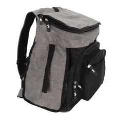 Fashion Explorer Soft Backpack Grey & Black Supplies Leashes, Collars, Beds, Flea & Tick, Etc.