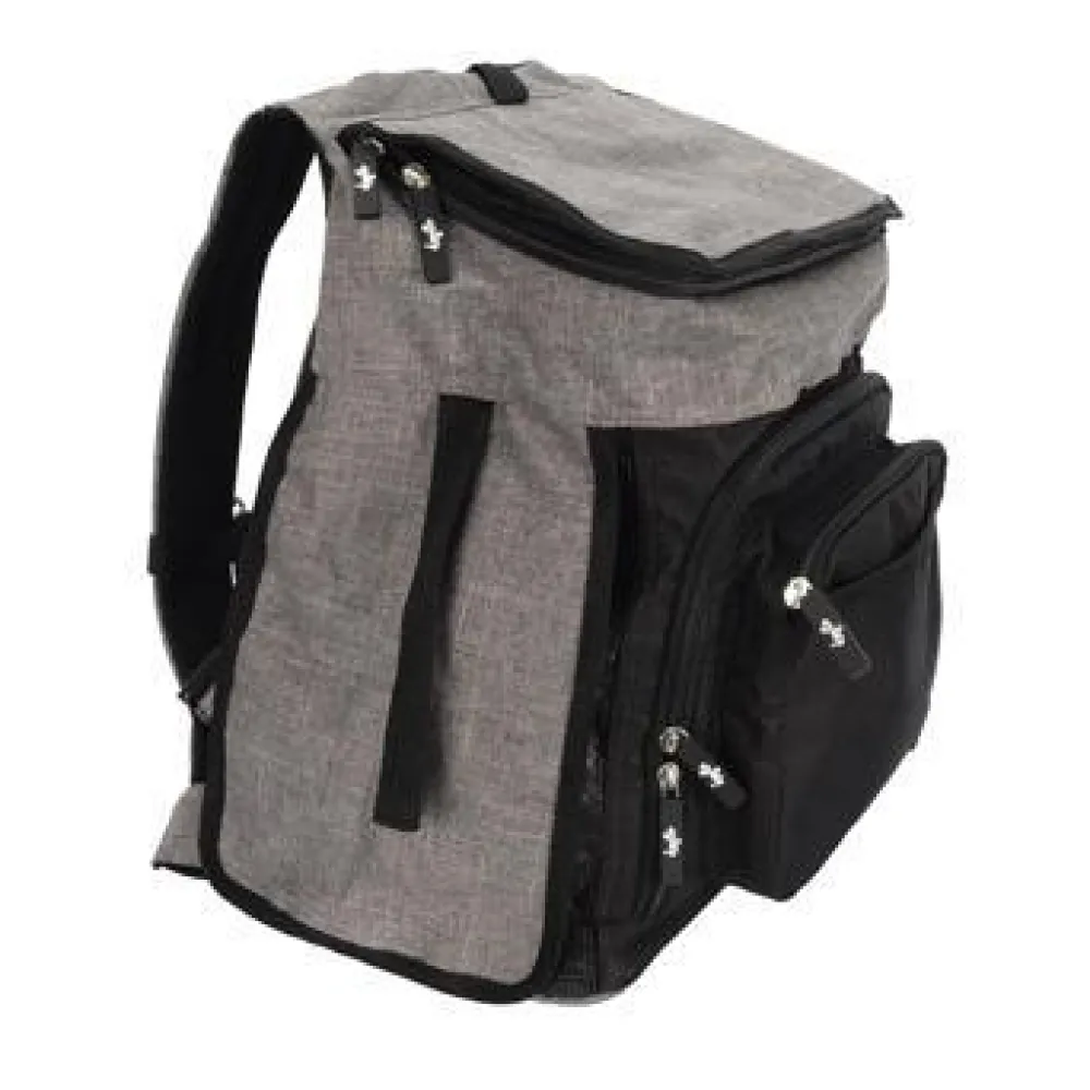 Fashion Explorer Soft Backpack Grey & Black Supplies Leashes, Collars, Beds, Flea & Tick, Etc.