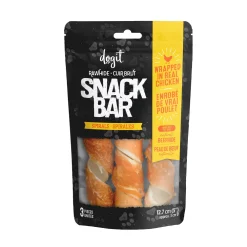 Outlet Snack Bar Chicken Wrapped Beefhide Spirals Large Dog Treats Treats Treats & Chews