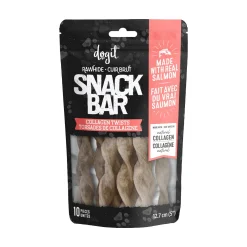 Online Snack Bar Dog Treats Salmon Collagen Twisted Sticks Treats Treats & Chews