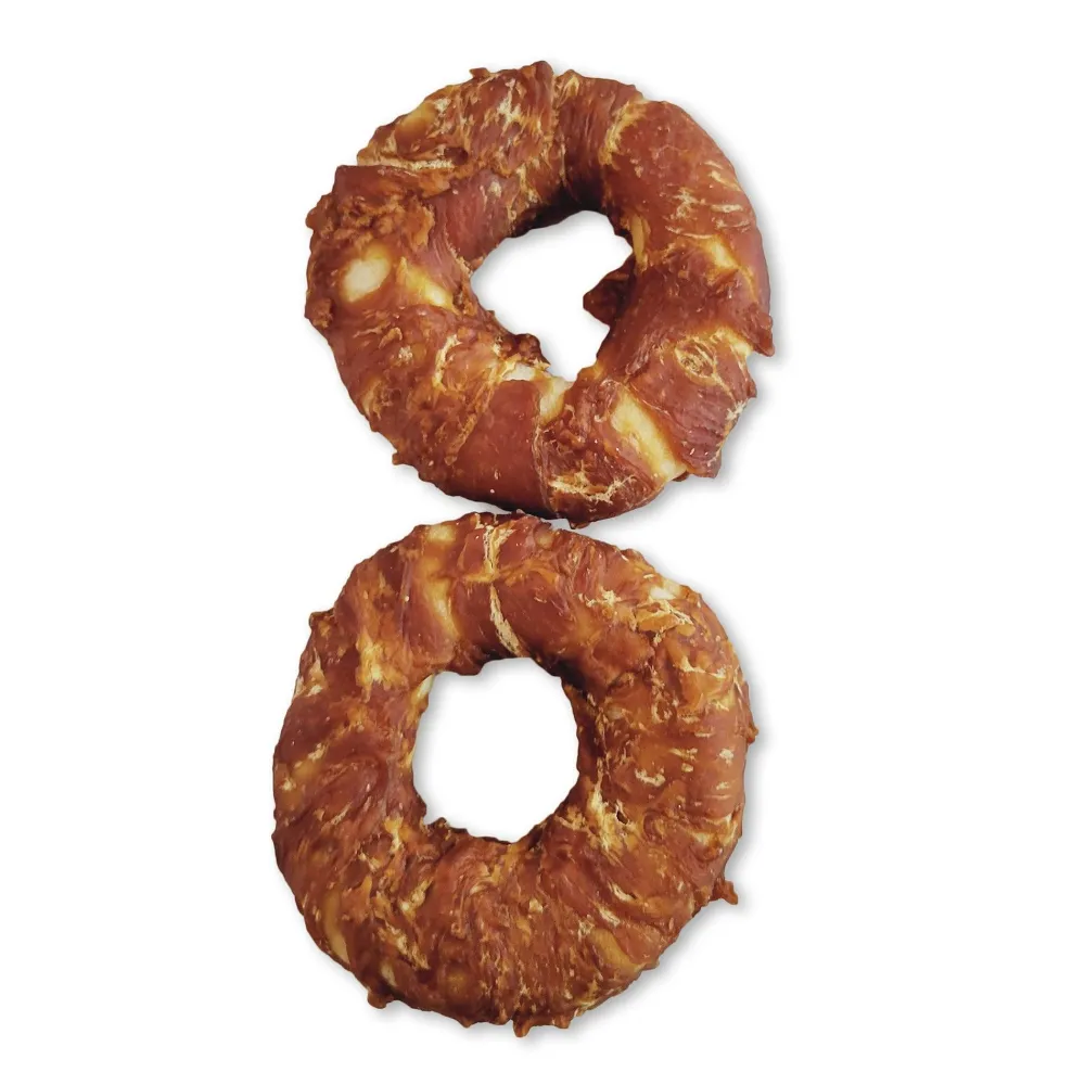 Best Snack Bar Dog Treats Chicken Rawhide Donut Treats Treats & Chews