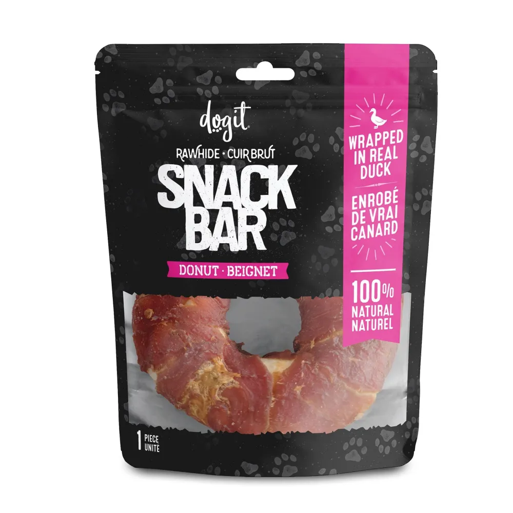 Online Snack Bar Dog Treats Duck Rawhide Donut Treats Treats & Chews