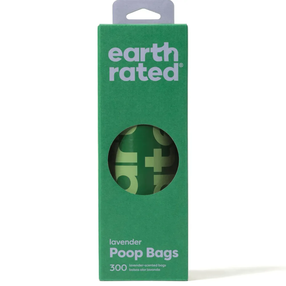 Sale 300 Lavender-Scented Dog Waste Bags on a Single Roll Supplies Leashes, Collars, Beds, Flea & Tick, Etc.