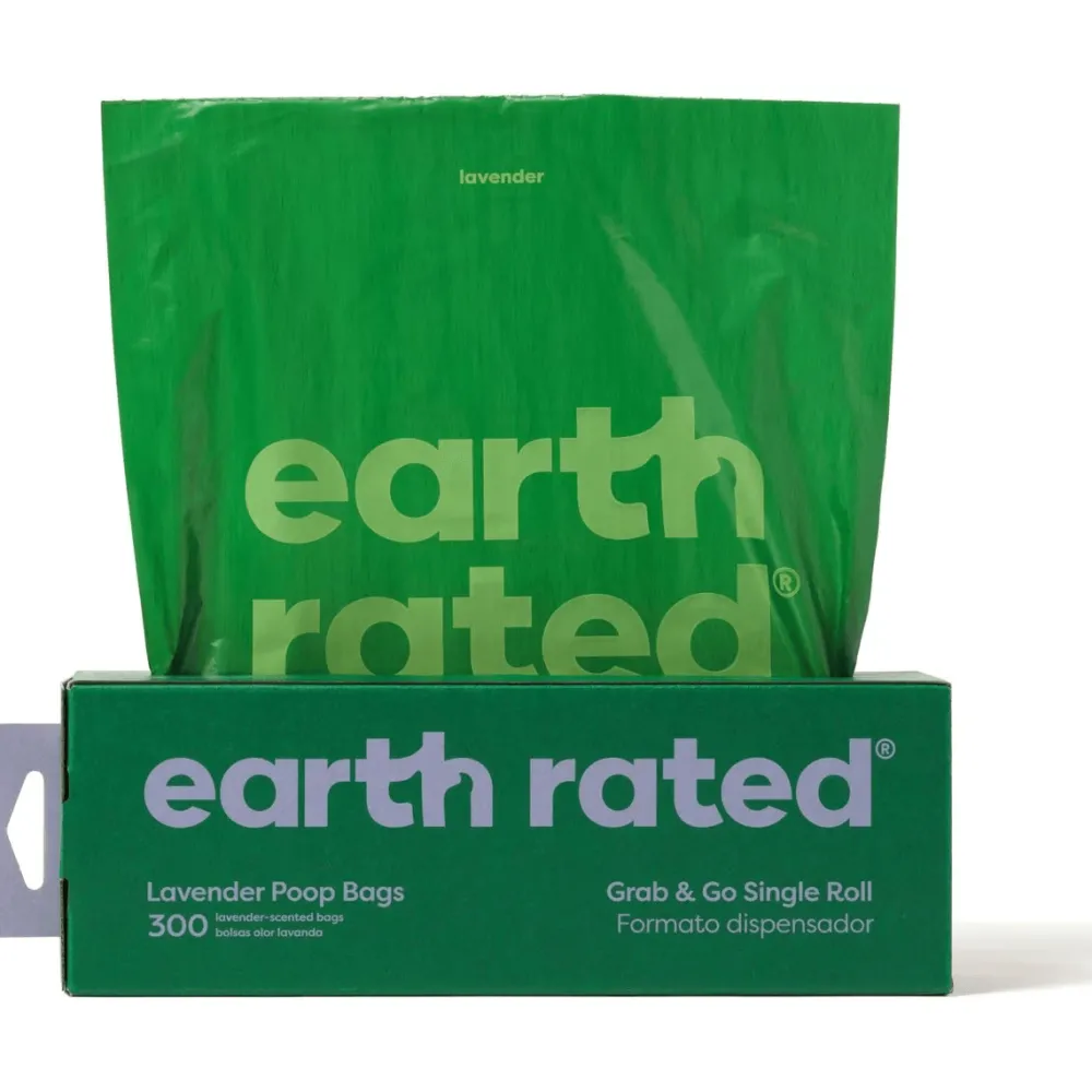 Sale 300 Lavender-Scented Dog Waste Bags on a Single Roll Supplies Leashes, Collars, Beds, Flea & Tick, Etc.