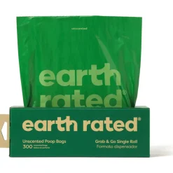 Hot 300 Unscented Dog Waste Bags on a Single Roll Supplies Leashes, Collars, Beds, Flea & Tick, Etc.