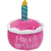 Fashion Plush Birthday Cake Dog Toy Pink Supplies Leashes, Collars, Beds, Flea & Tick, Etc. | Toys Interactive, Plush, Etc.