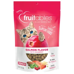 New Cat Treat Salmon & Cranberry Treats Crunchy, Soft, Lickable, Etc.