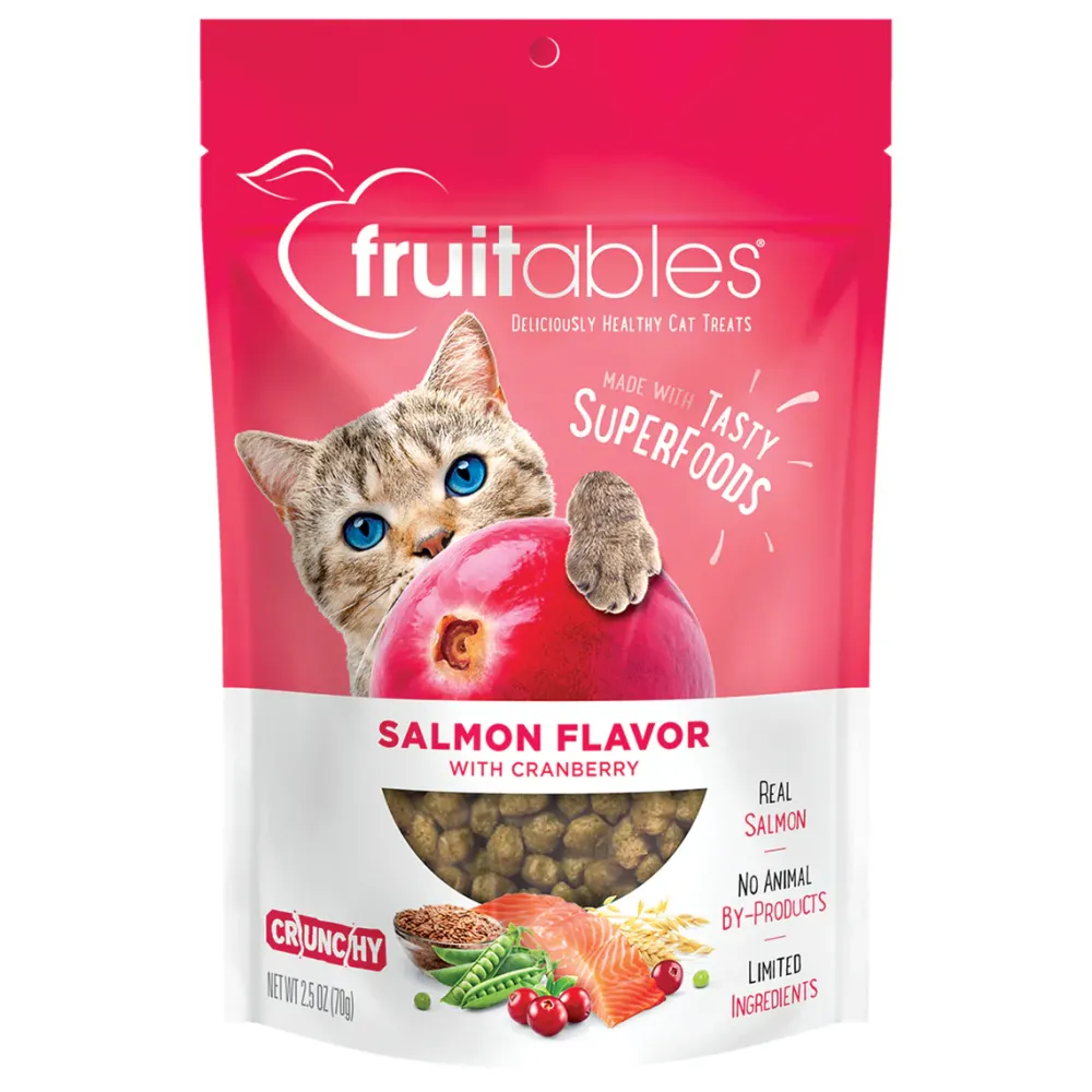 New Cat Treat Salmon & Cranberry Treats Crunchy, Soft, Lickable, Etc.
