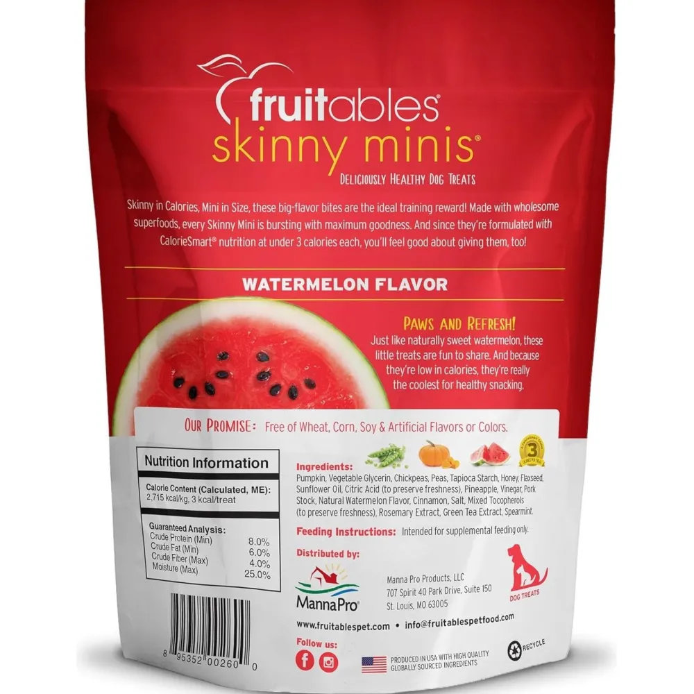 New Skinny Minis Watermelon Flavour Soft & Chewy Dog Treats Treats Treats & Chews