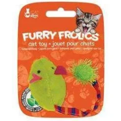 New Cat Toy Catnip Plush Mouse Green Supplies Collars, Scratchers, Toys, Etc.